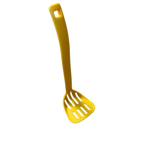 Vintage Unbranded Slotted Strainer Spoon Cooking Serving Utensil Potato Masher - Picture 2 of 7